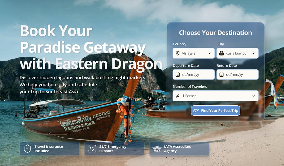 Eastern Dragon Travel Agency Hero image