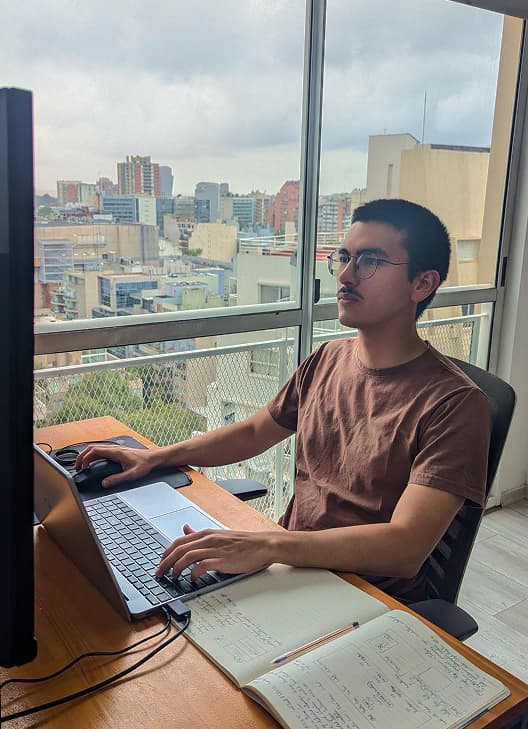 Esteban designing picture