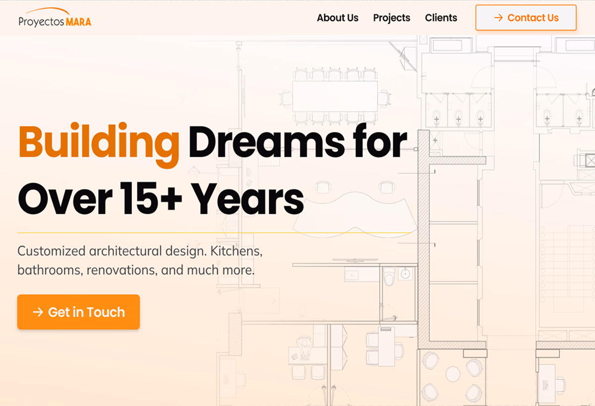 Proyectos Mara Hero image